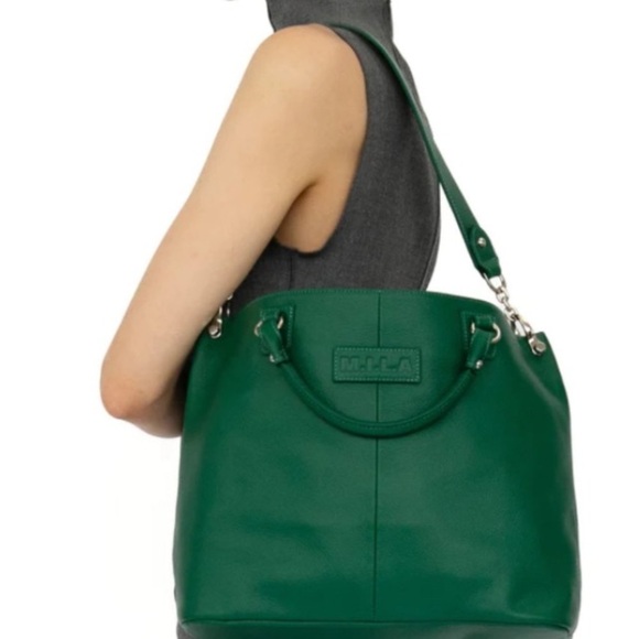 M.I.L.A. Handbags - M.I.L.A. Darcy Tote - Green NWT Made In L.A. Slouchy Hobo Purse Bag Luxury